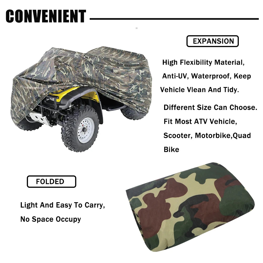 Housse étanche quad ATV camouflage