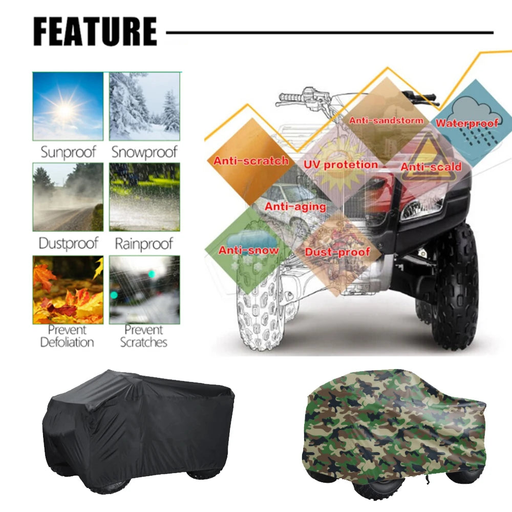 Housse de protection universelle quad ATV SSV