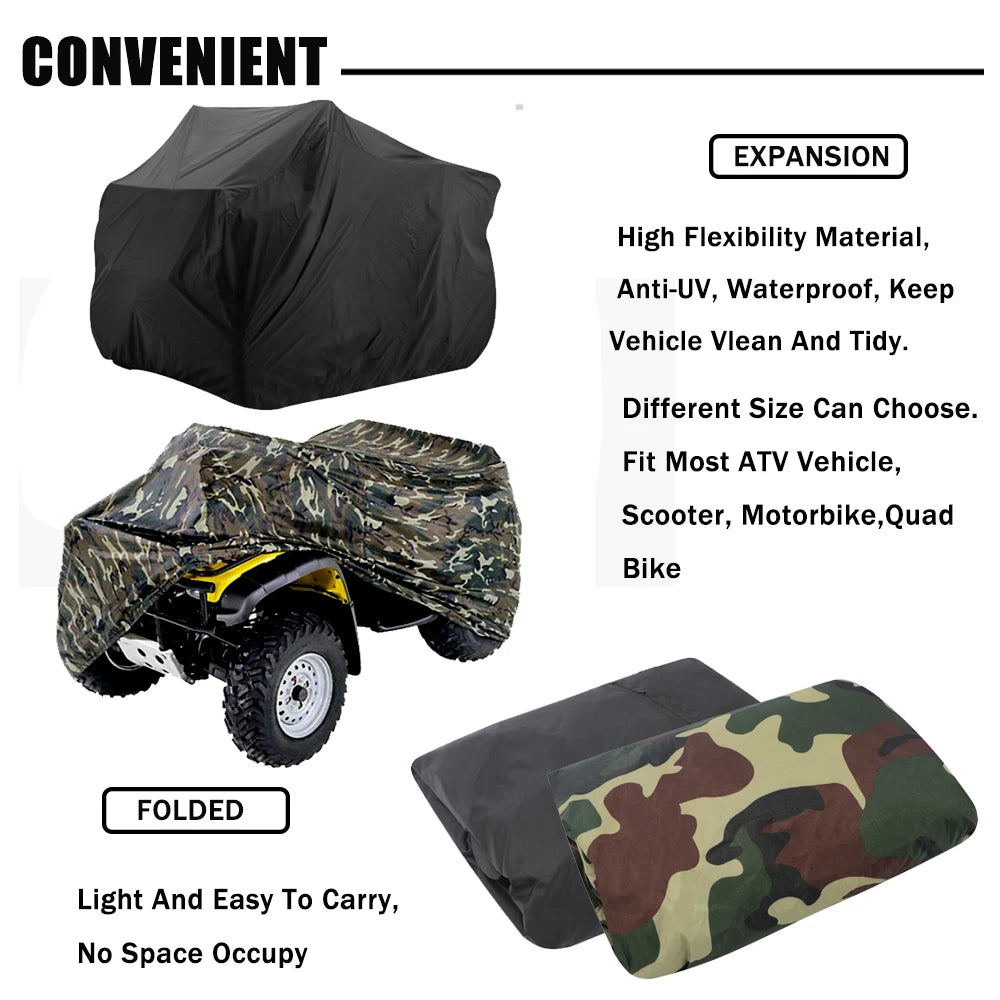 Housse imperméable quad ATV camouflage