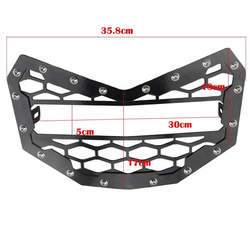 Calandre LED quad vue détaillée