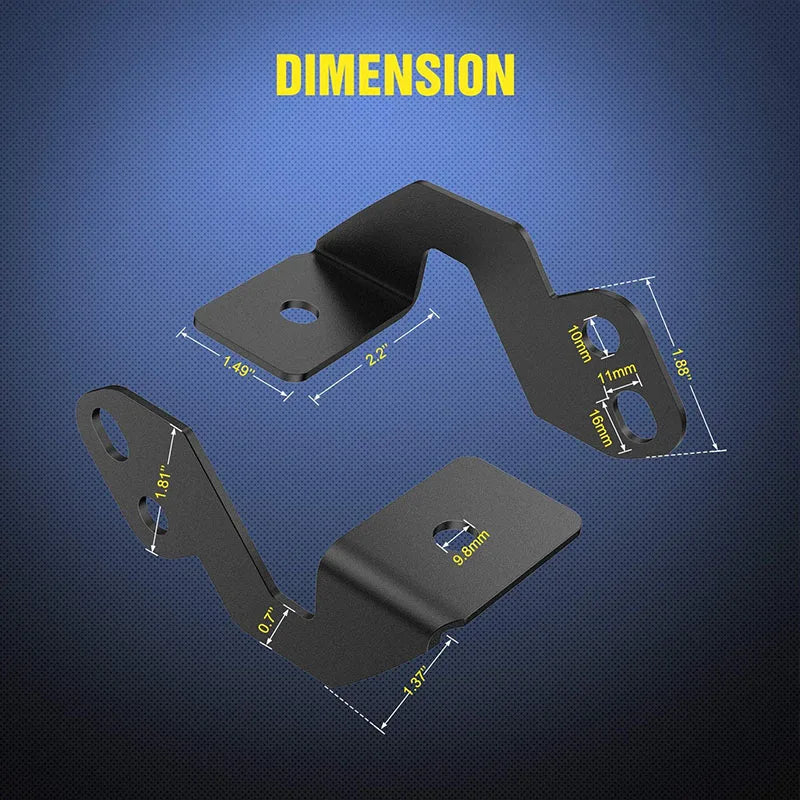 Support lampe LED SSV vue détaillée