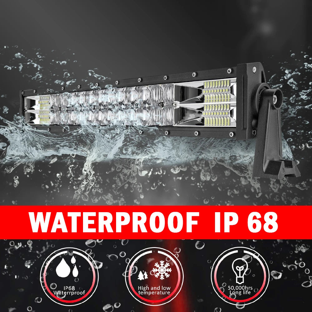 Barre LED Quad Incurvée 32-52" 12V 24V UTV SSV