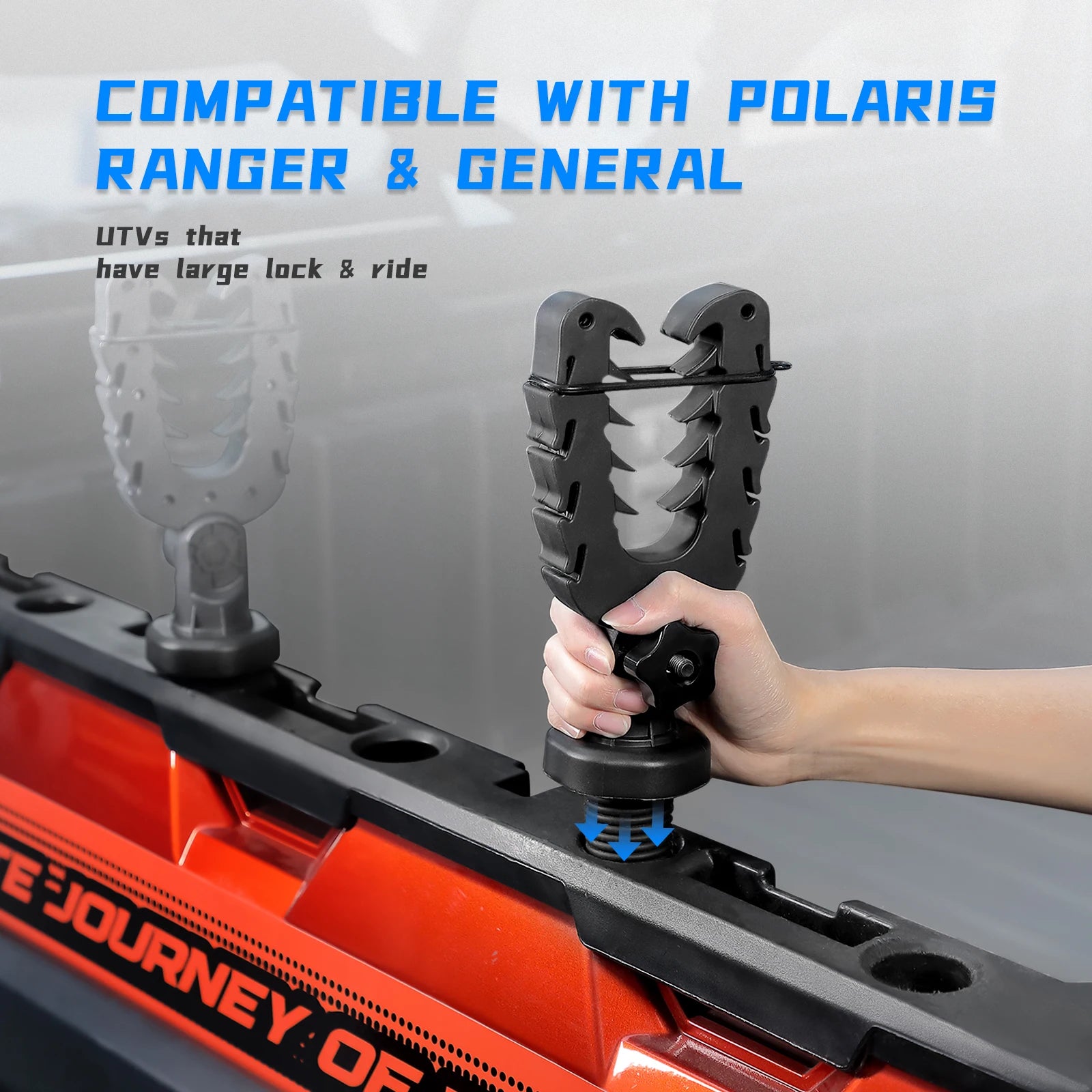 Support fusil quad Polaris Ranger chasse