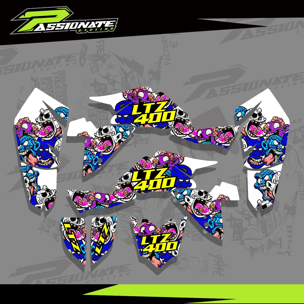 Autocollants quad ATV vinyle résistant UV