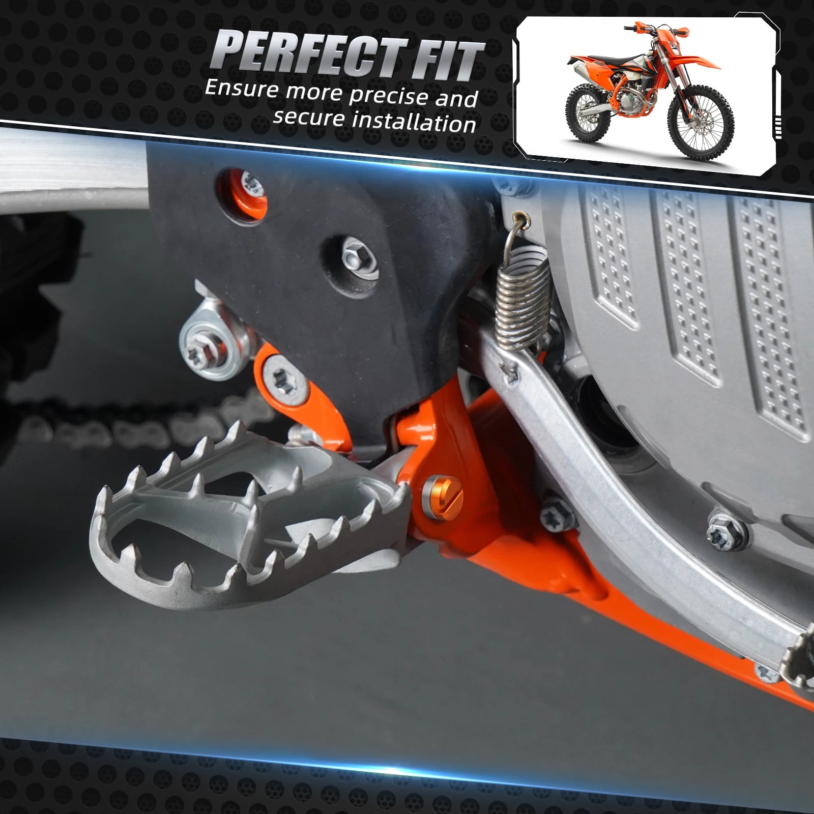 Repose-Pieds KTM EXC SX SXF XC XCW (6 Formats)
