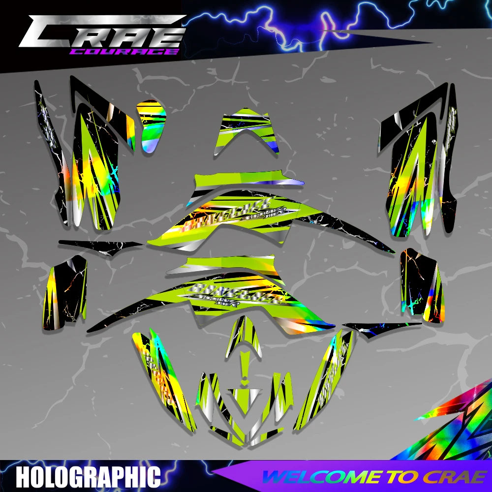 Kit Déco Graphique Yamaha Raptor 700 YFM700 (4 Designs)