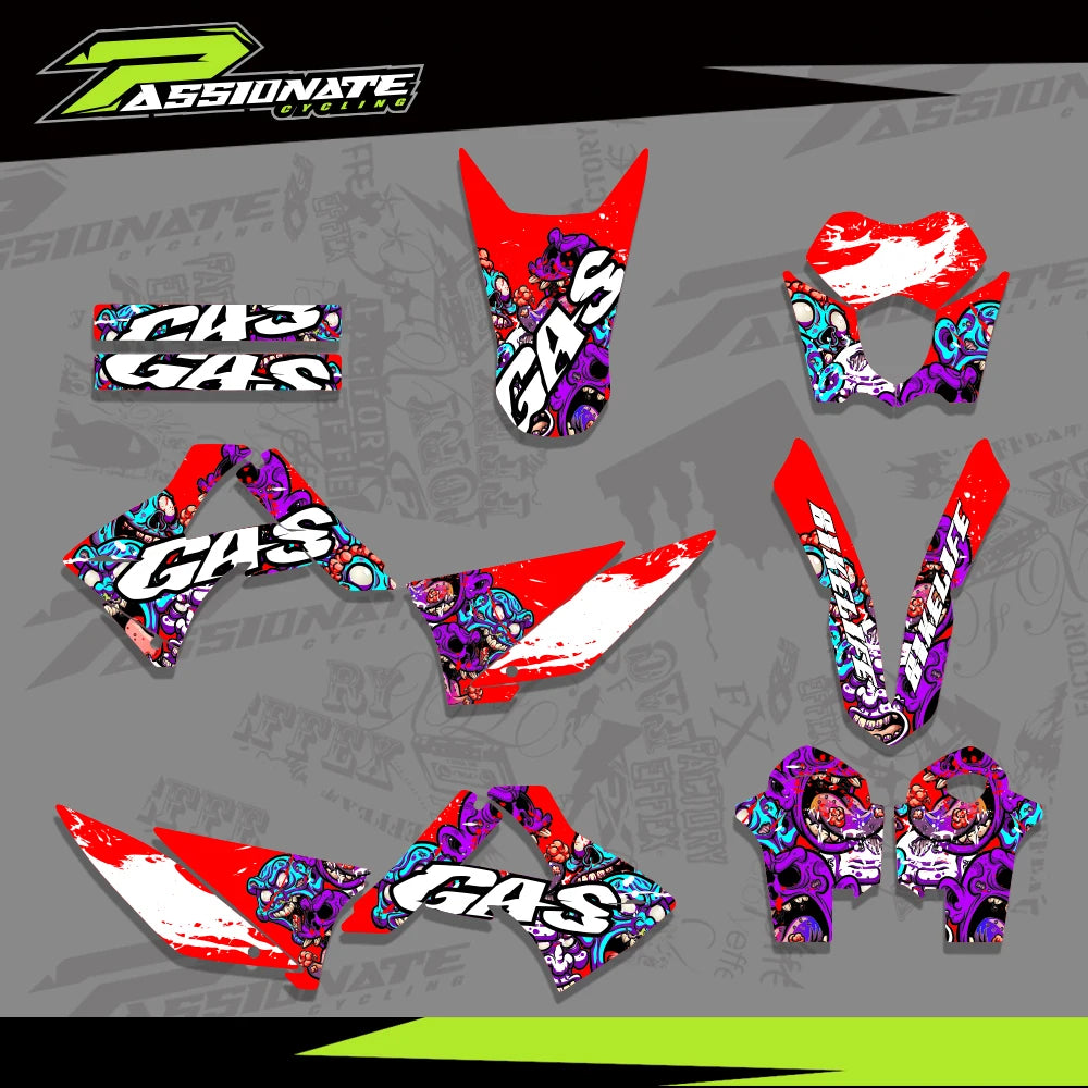 Kit Déco Graphique GasGas EC 125-450 (4 Designs)