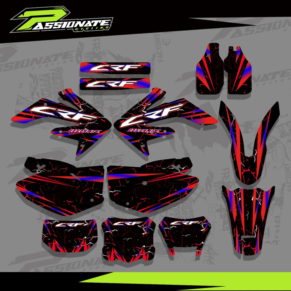 Kit Déco Graphique Honda CRF250X (4 Designs)