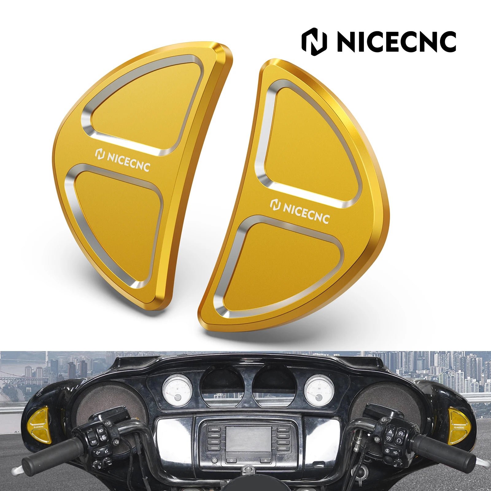 Couvercle Bouchon Miroir Carénage Harley Street Glide (3 Coloris)