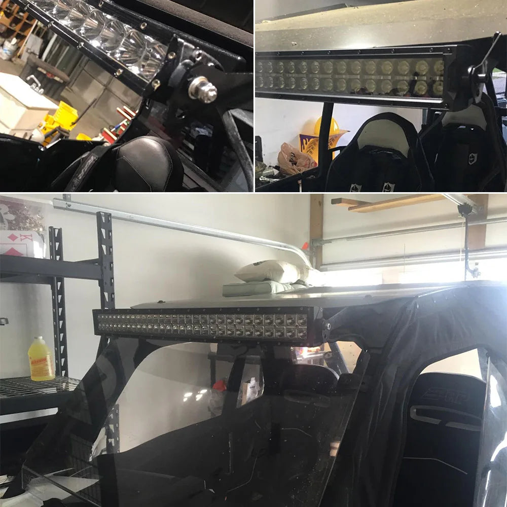 Support barre LED toit SSV vue détaillée