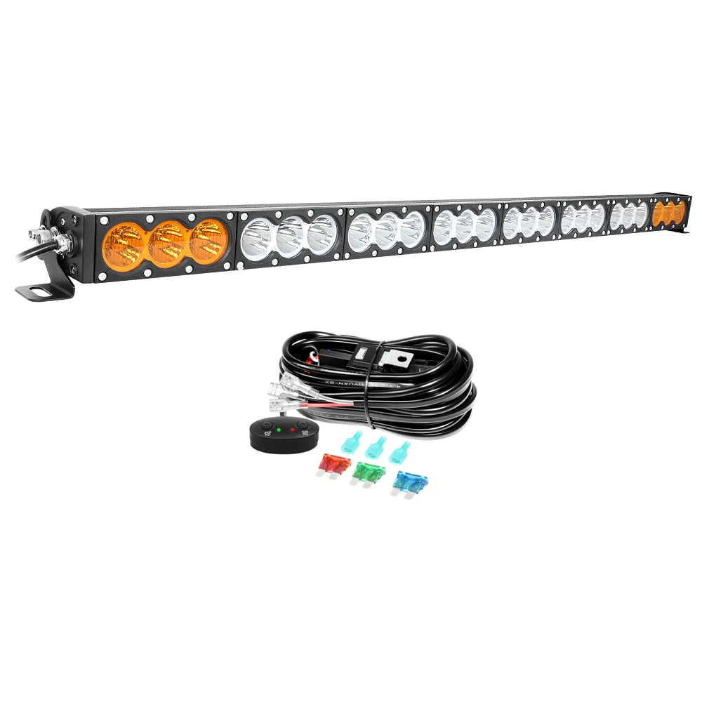 Barre LED Quad 6-54" Multi-Formats 30-300W (12V 24V)