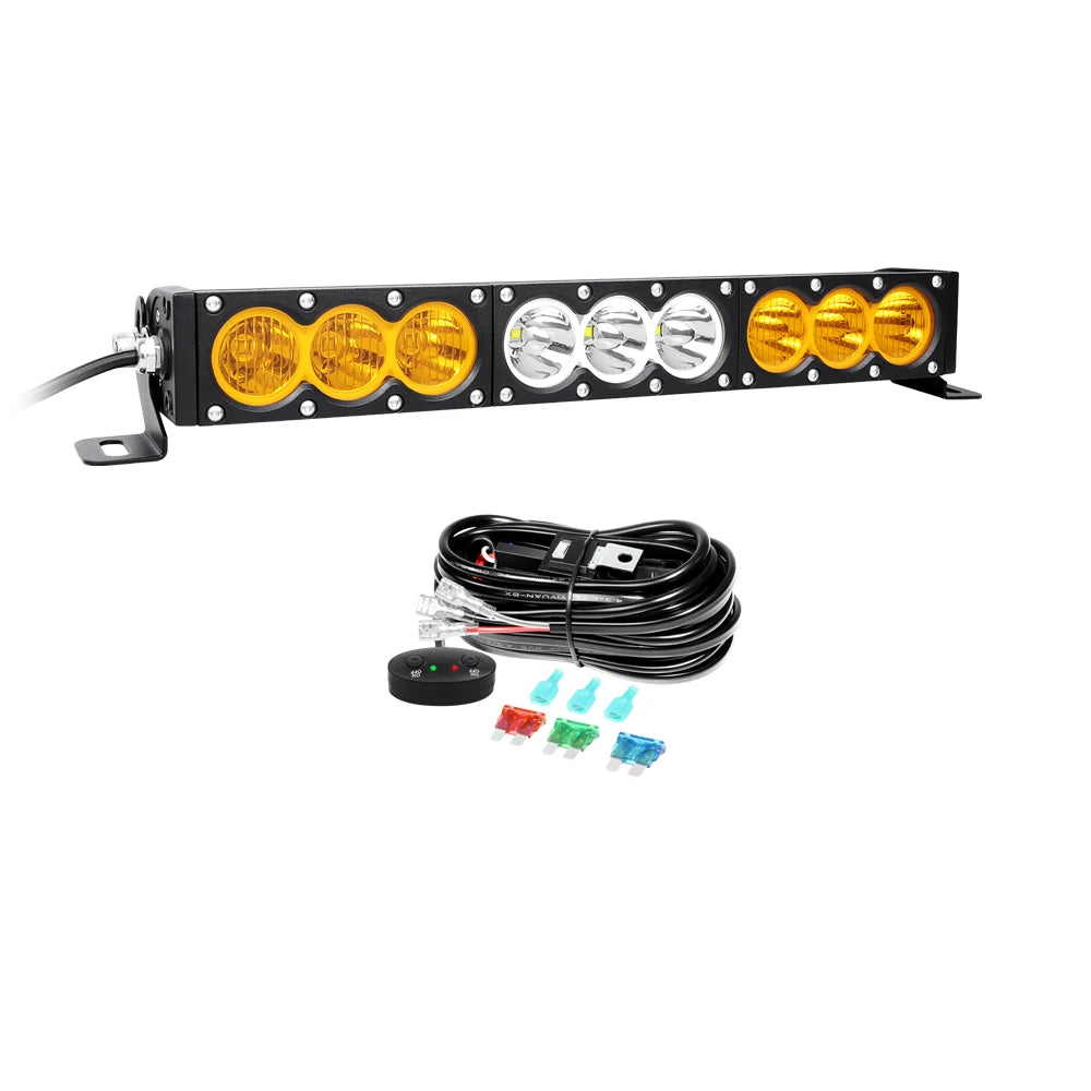 Barre LED Quad 6-54" Multi-Formats 30-300W (12V 24V)