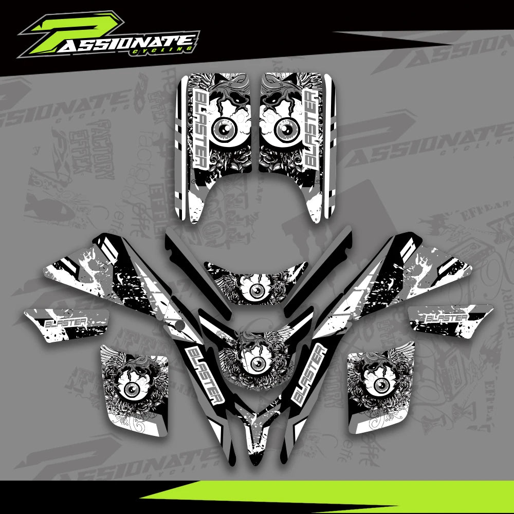 Kit déco quad Blaster 200 pose