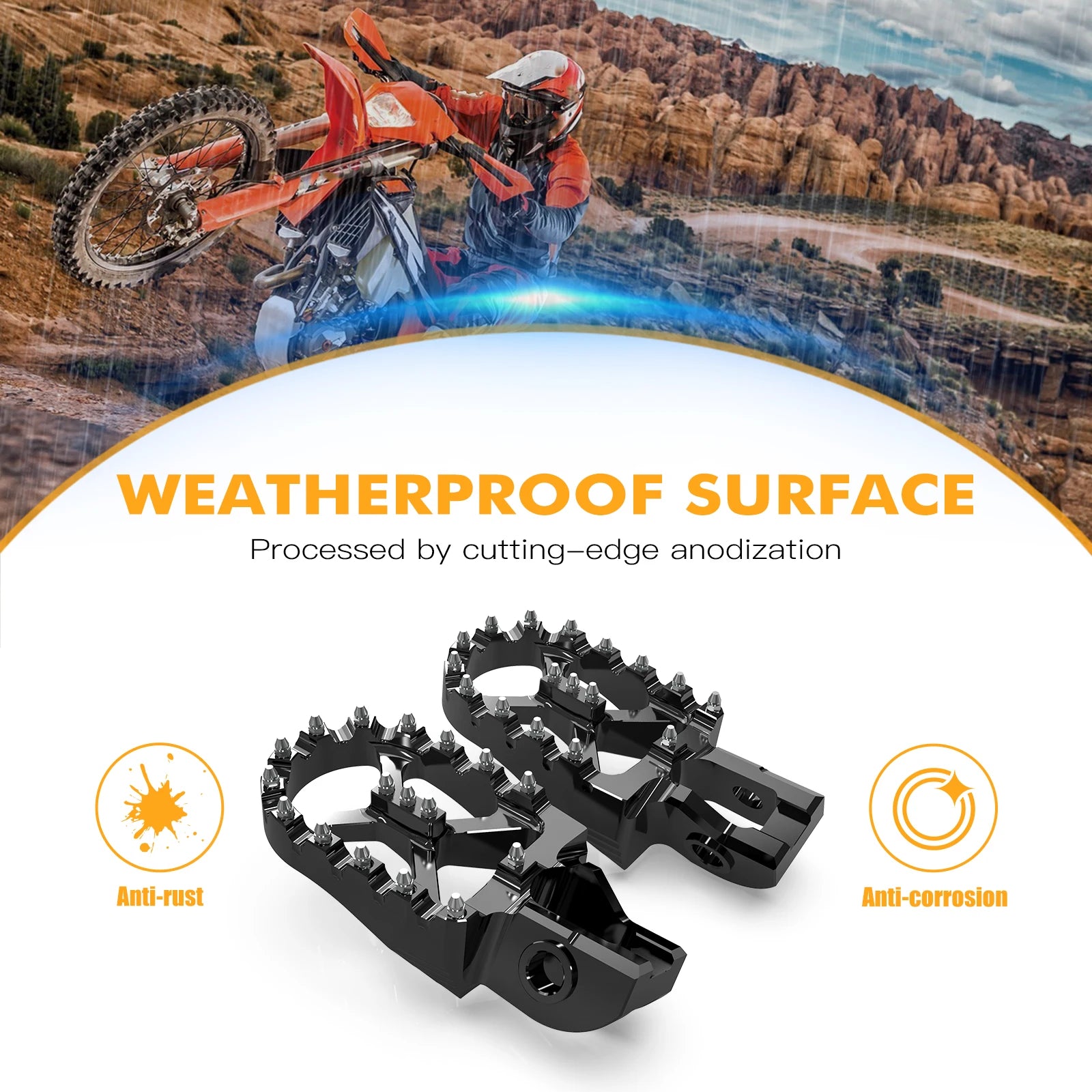 Repose-Pieds 57mm KTM EXC SX SXF XC (5 Coloris)
