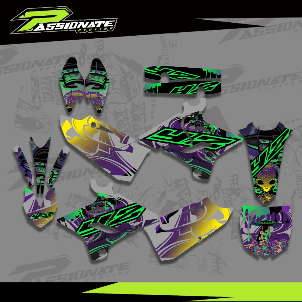 Kit Déco Graphique Yamaha YZ125 YZ250 (4 Designs)