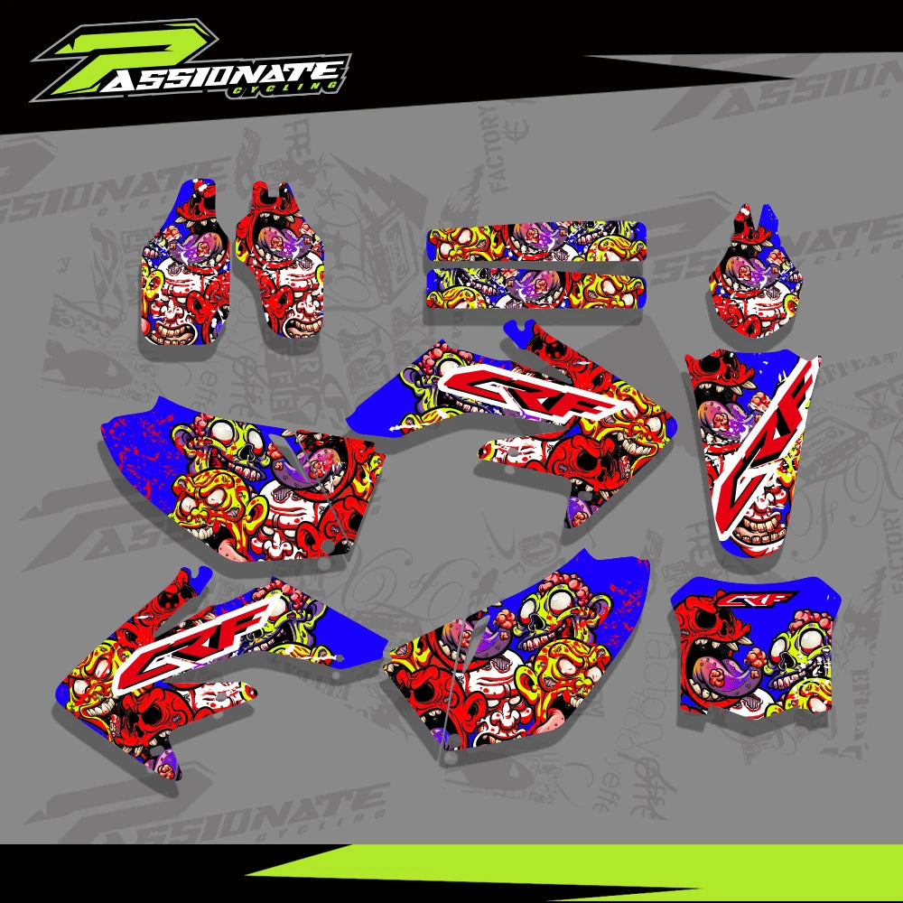 Kit Déco Graphique Honda CRF250 CRF250R (4 Designs)