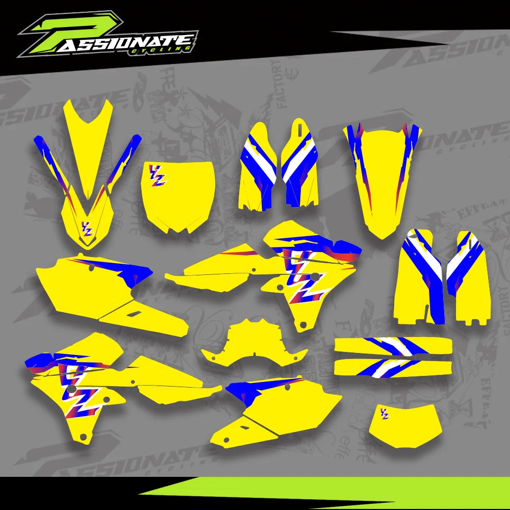 Kit Déco Graphique Yamaha YZ250F YZ450F (4 Designs)