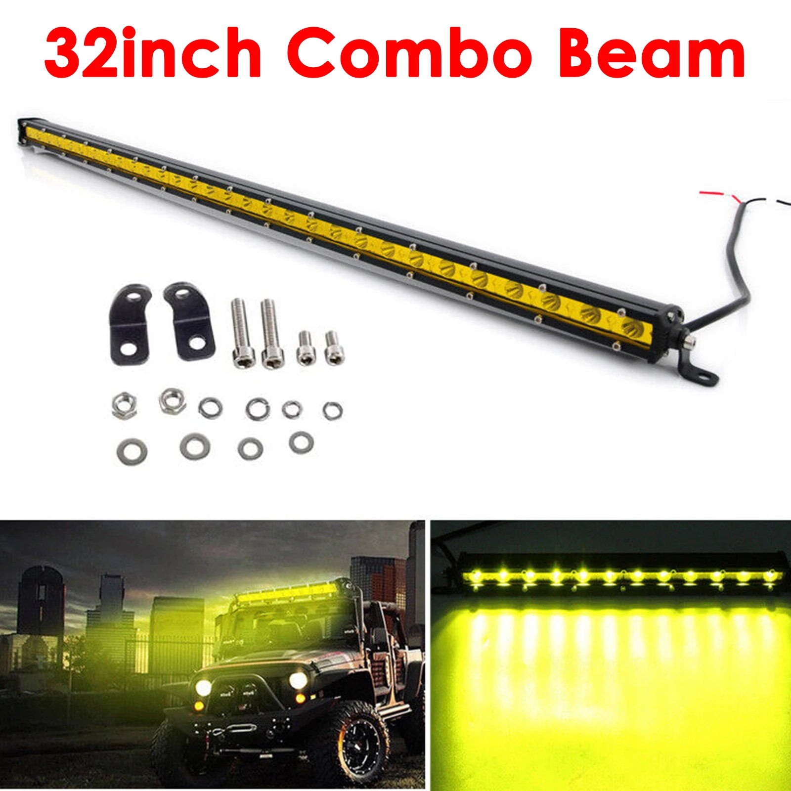 Barre LED Quad SSV Antibrouillard (7" à 50")