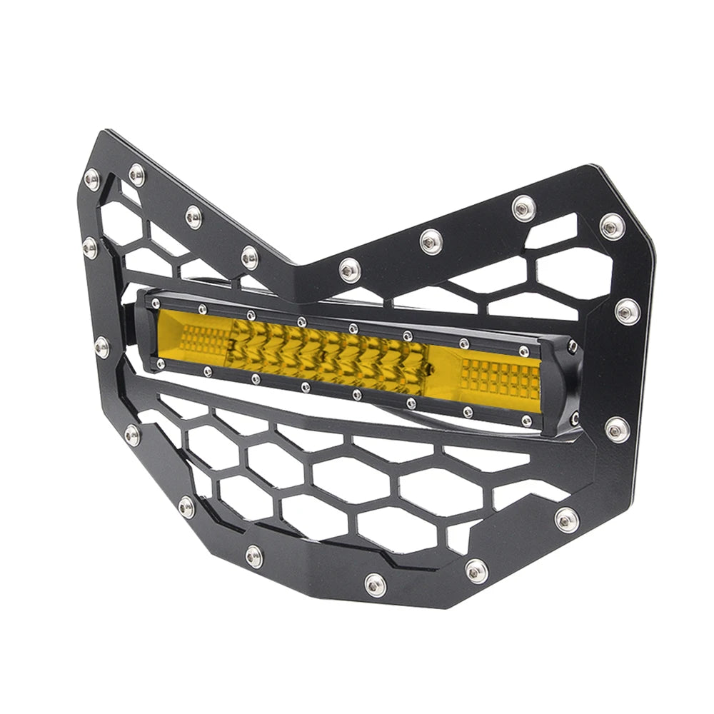 Calandre LED inox quad Maverick X3