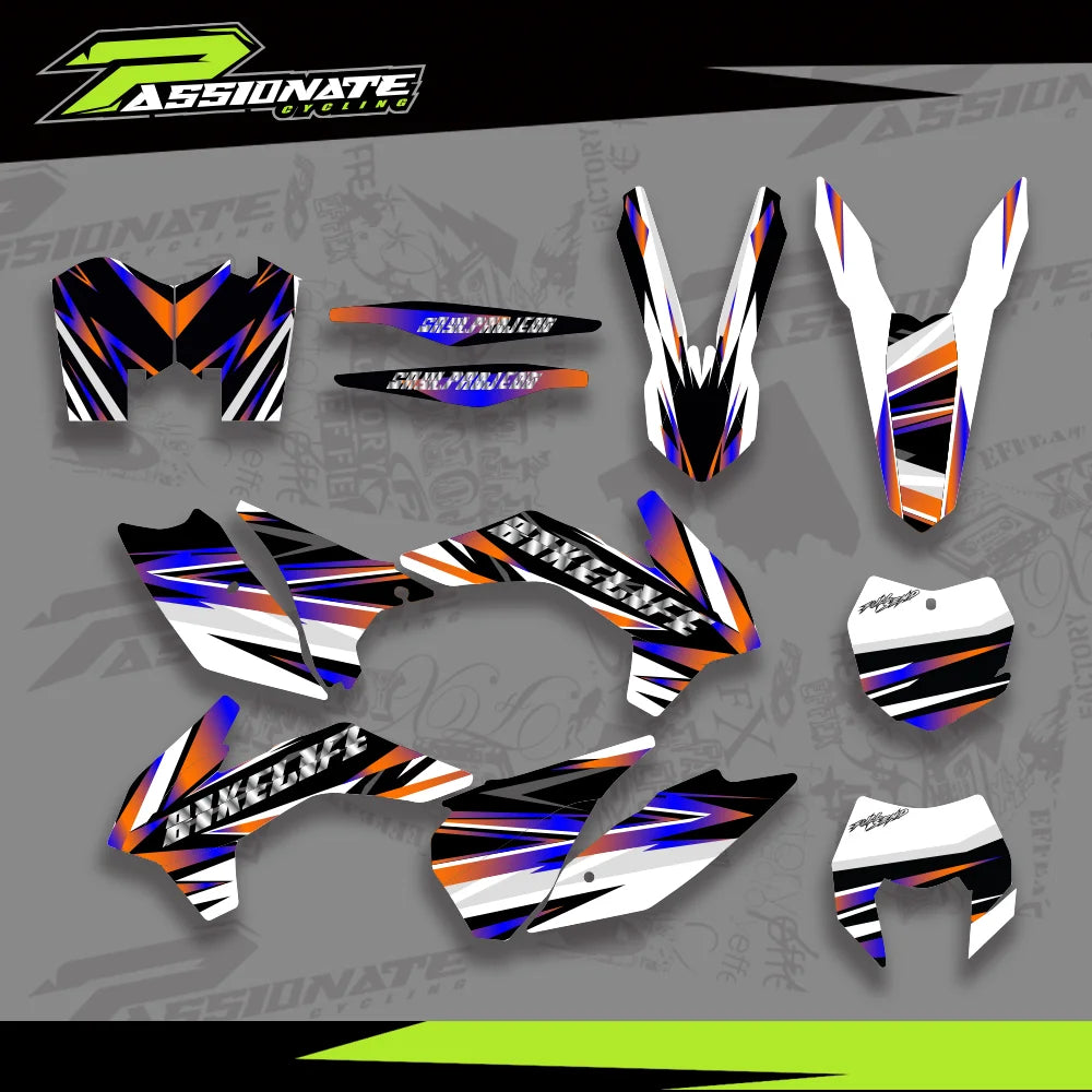 Kit Déco Graphique KTM EXC EXCF SX SXF 2013-2016 (4 Designs)