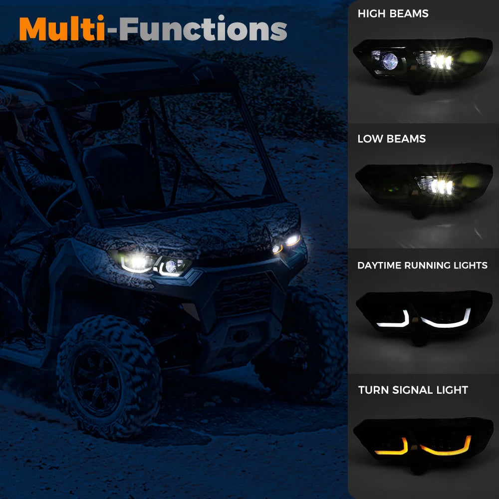 Kit phares LED DRL quad Can-Am Defender