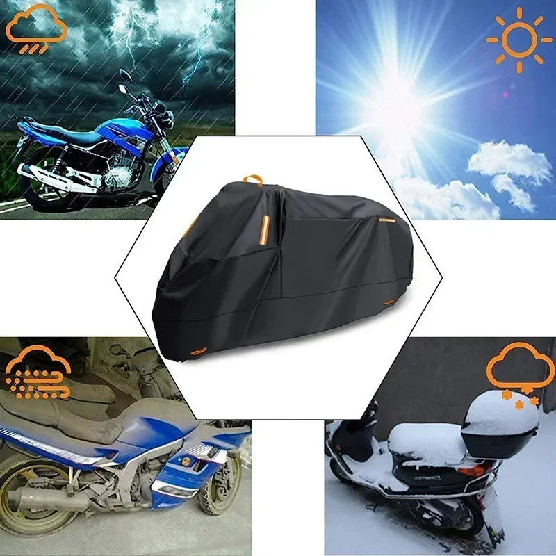 Housse de Protection Moto Polyester Épais (6 Tailles)