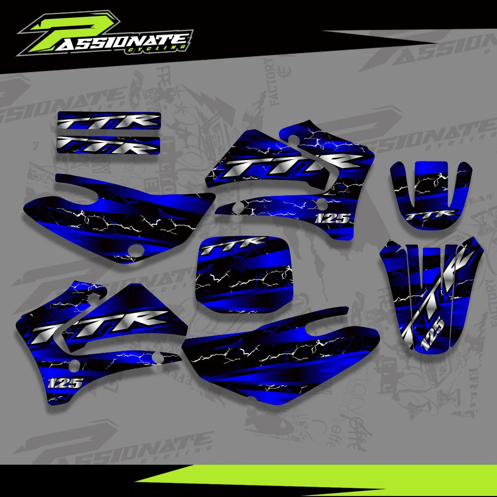 Kit Déco Graphique Yamaha TTR125 (4 Designs)