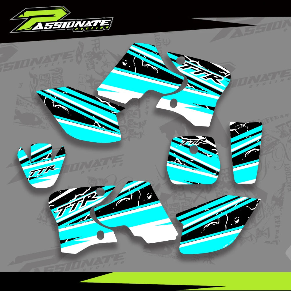 Kit Déco Graphique Yamaha TTR90 (4 Designs)