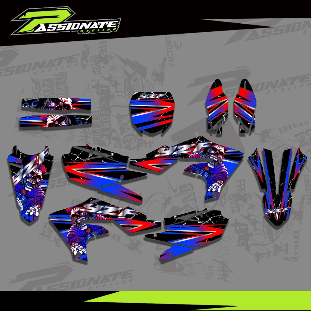 Kit Déco Graphique Yamaha YZ450F YZ250F 2018-2022 (4 Designs)