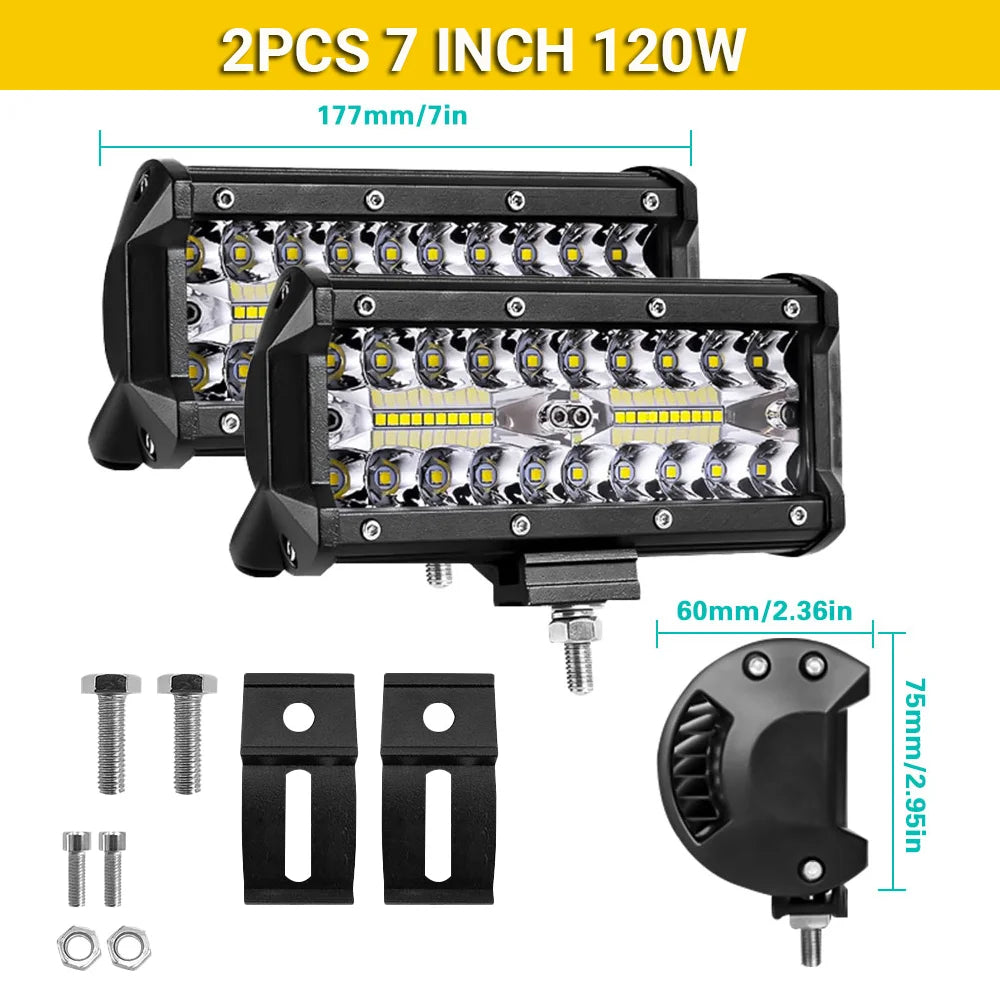 Barre LED Longue Portée Quad ATV Multi-Formats