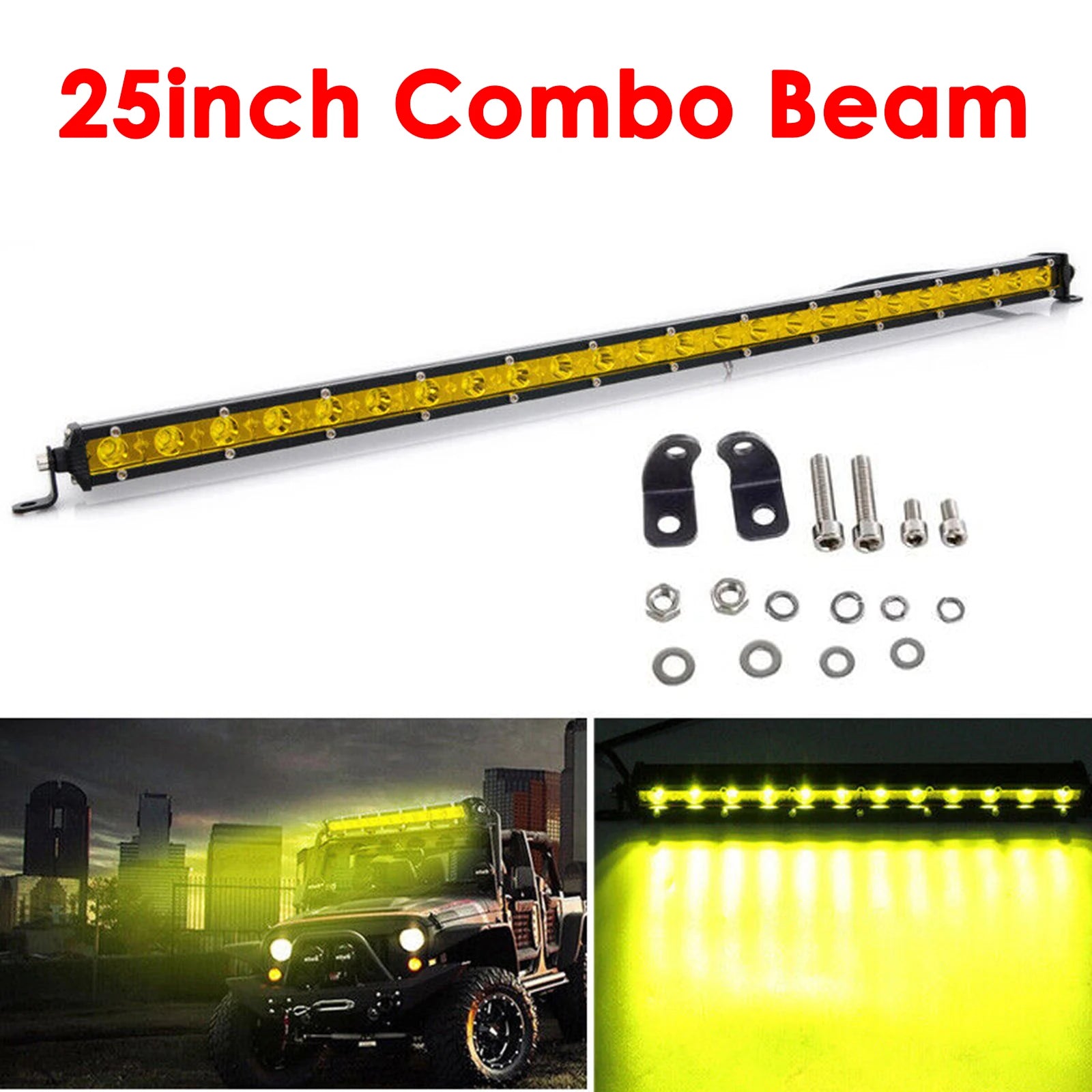 Barre LED Quad SSV Antibrouillard (7" à 50")