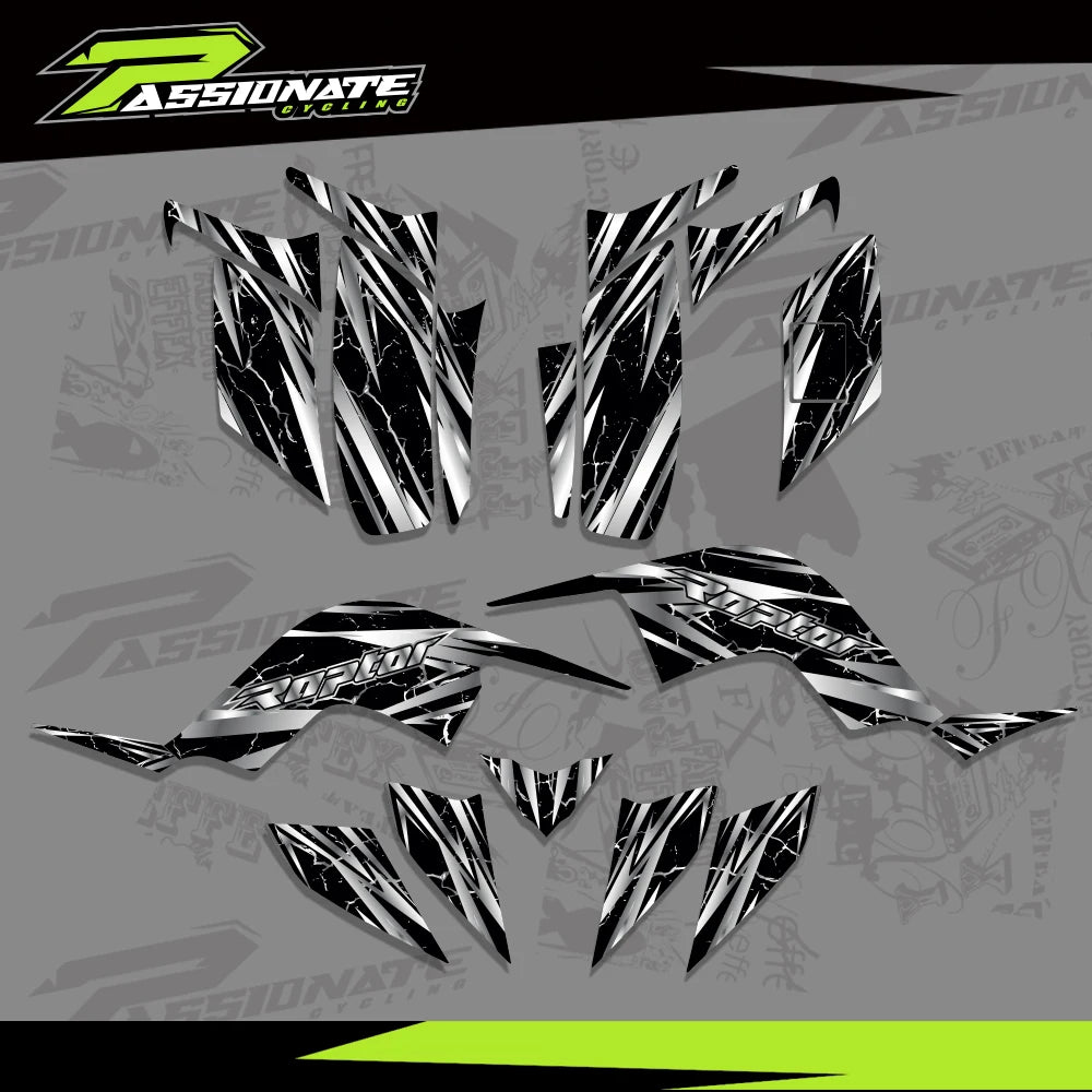 Kit stickers quad Yamaha Raptor 90