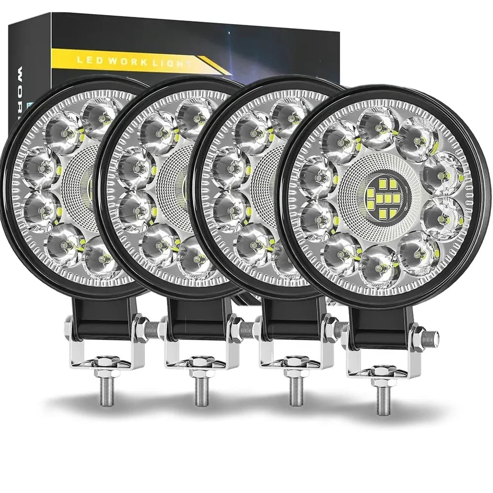 Mini barre LED quad 66W tout-terrain