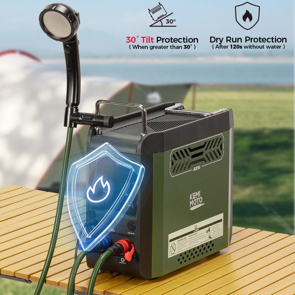 Douche Portable UTV Chauffe-Eau Extérieur Botane (2 Formats)