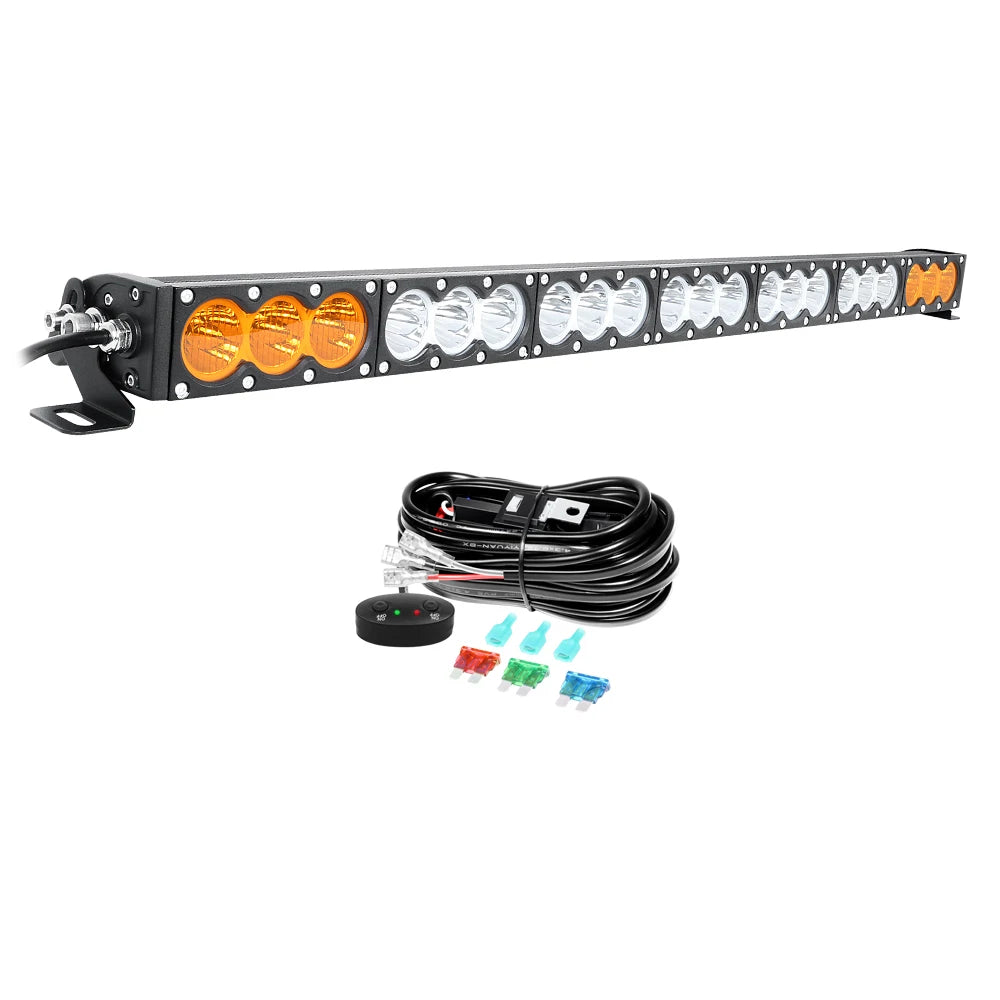 Barre LED Quad 6-54" Multi-Formats 30-300W (12V 24V)