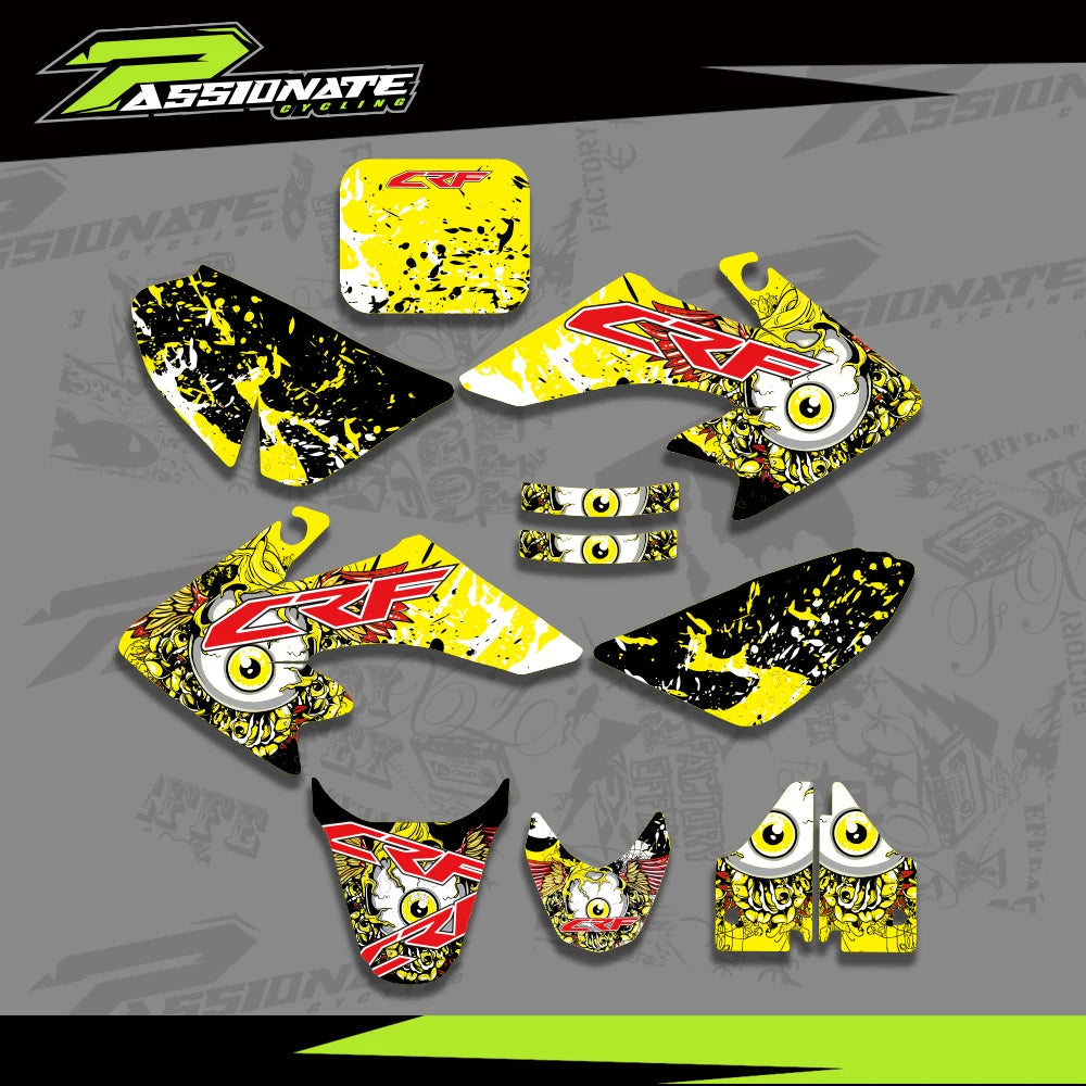 Kit Déco Graphique Honda CRF50F (4 Designs)