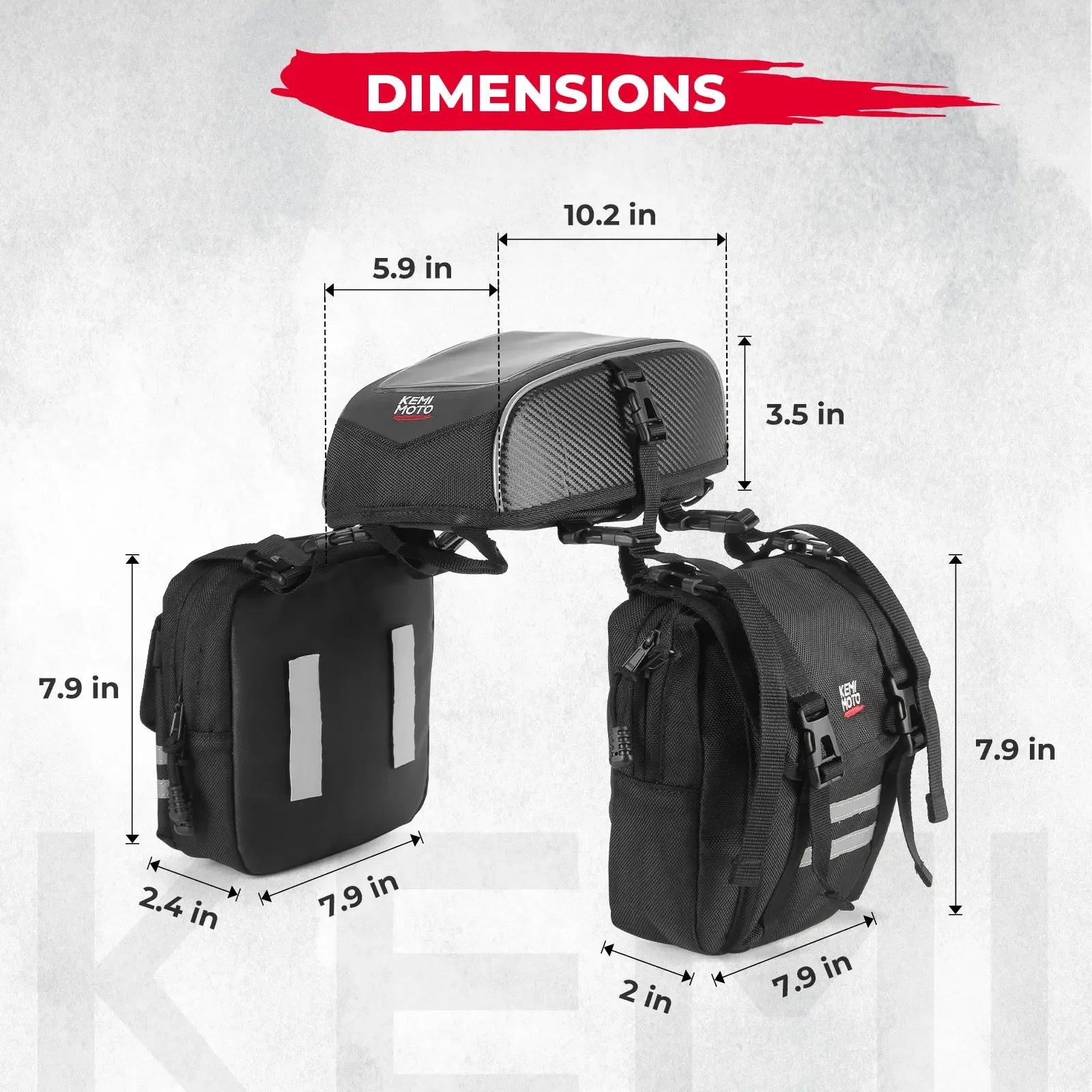 Sac de réservoir quad randonnée