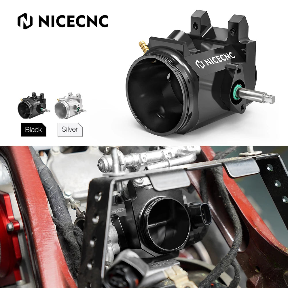 Corps accélérateur quad Raptor 700 noir