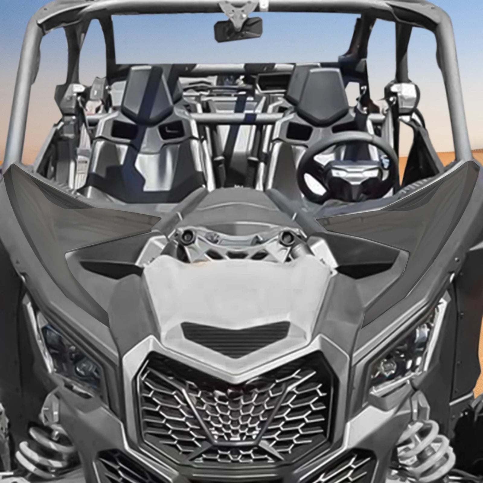 Garde-boue décoratif avant quad Maverick X3