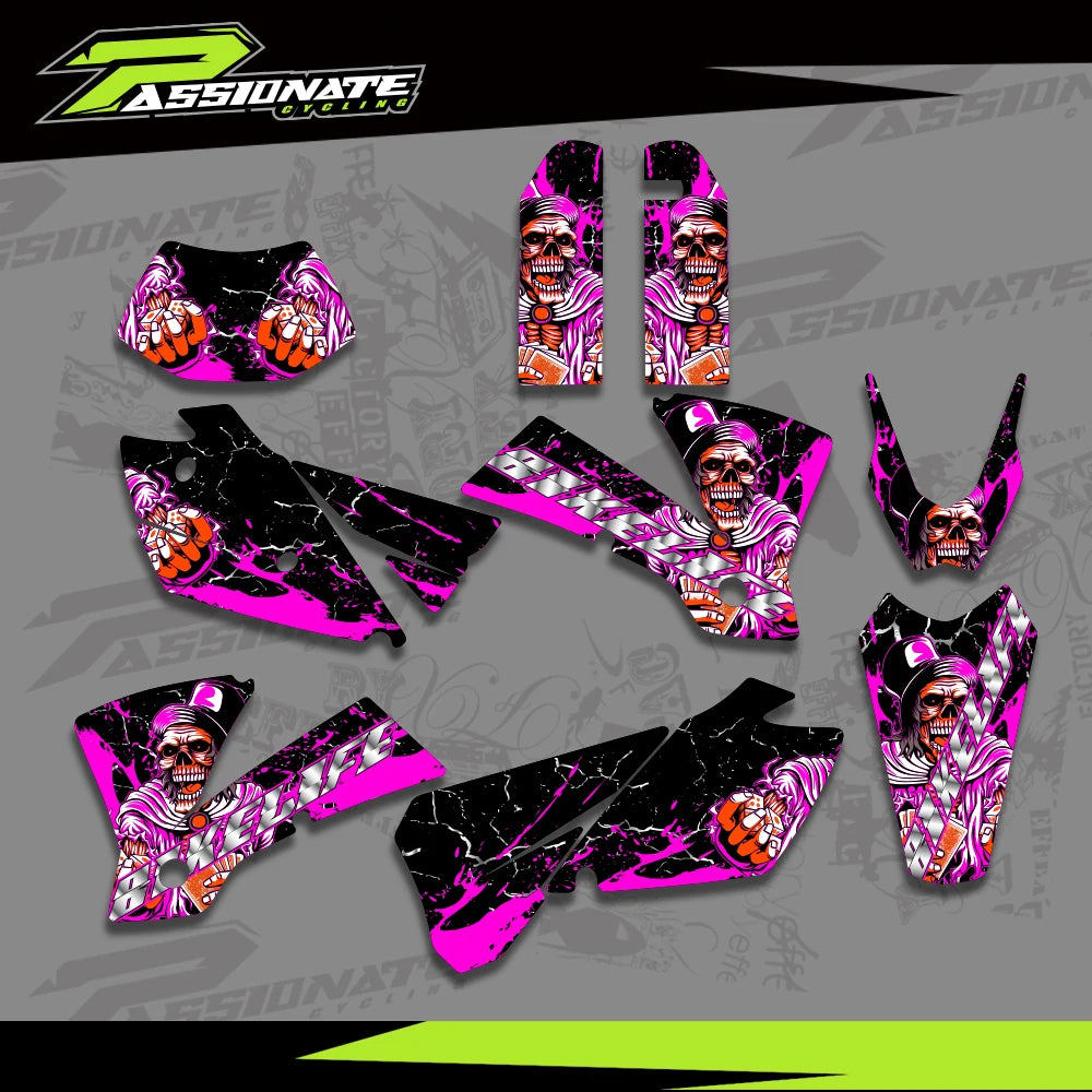 Kit Déco Graphique KTM 125-525 EXC 2004 (4 Designs)