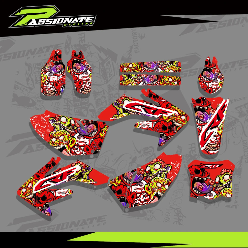 Kit Déco Graphique Honda CRF250 CRF250R (4 Designs)