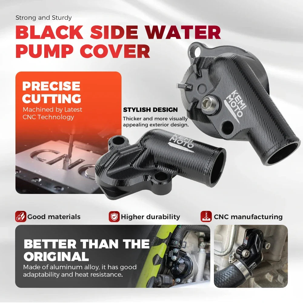 Couvre-joint pompe eau quad montage direct