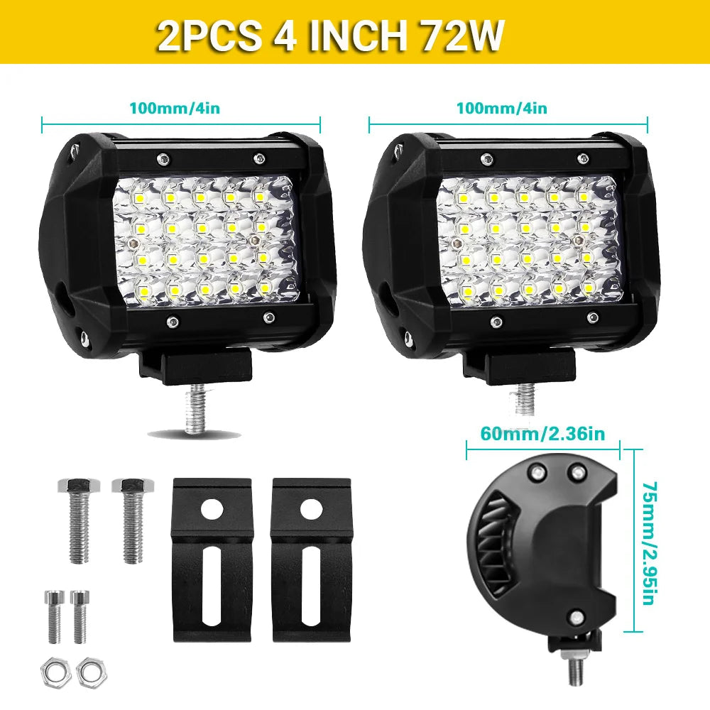 Barre LED Longue Portée Quad ATV Multi-Formats