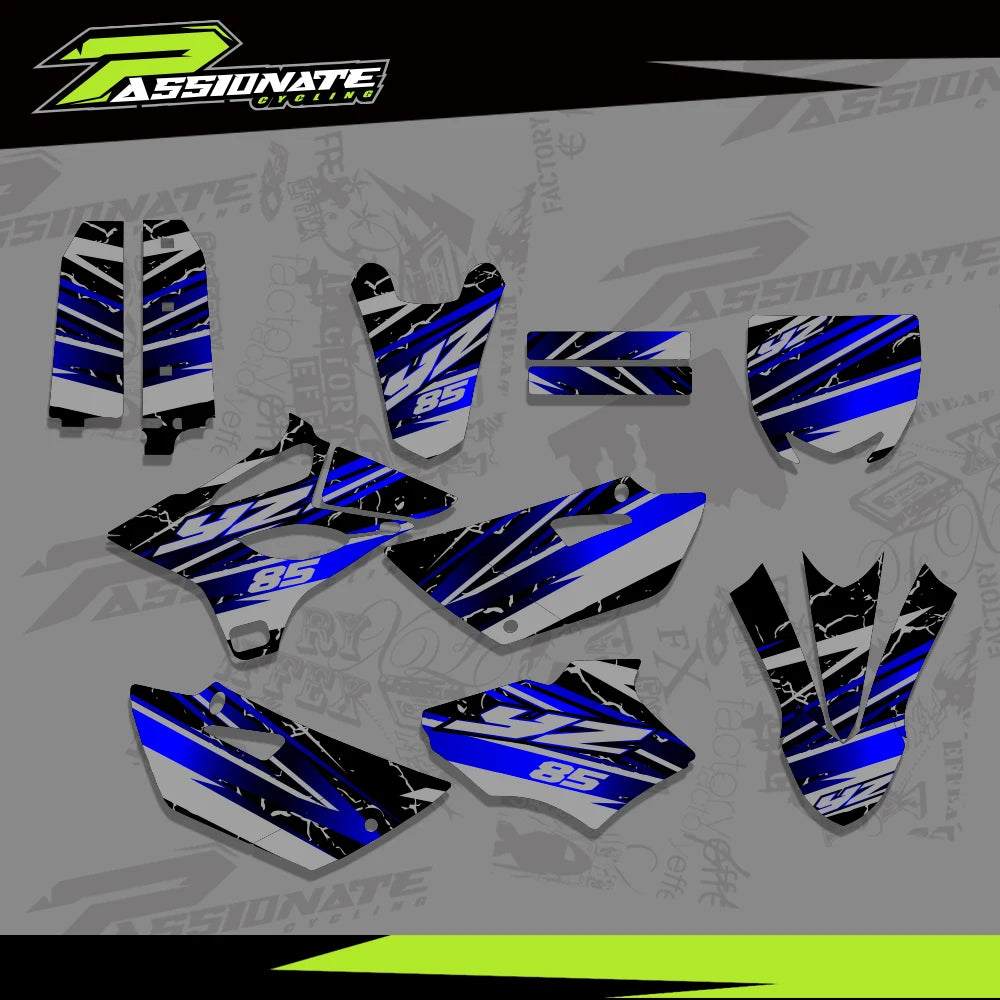 Kit Déco Graphique Yamaha YZ85 (4 Designs)