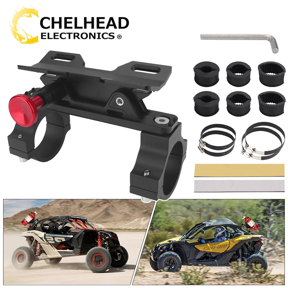 Support extincteur quad ATV UTV aluminium