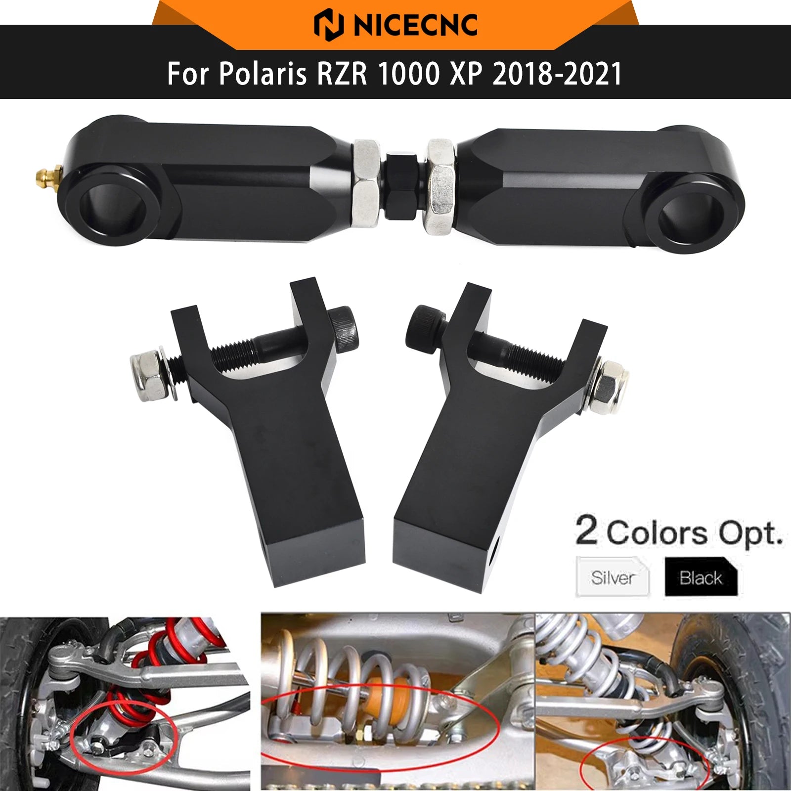 Kit abaissement suspension quad Raptor 700