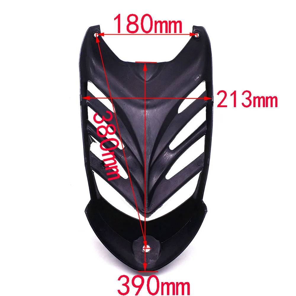 Couverture avant plastique quad enfant noir