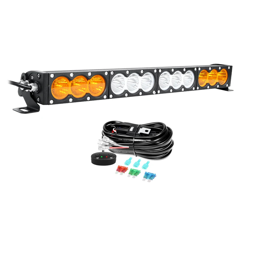 Barre LED Quad 6-54" Multi-Formats 30-300W (12V 24V)