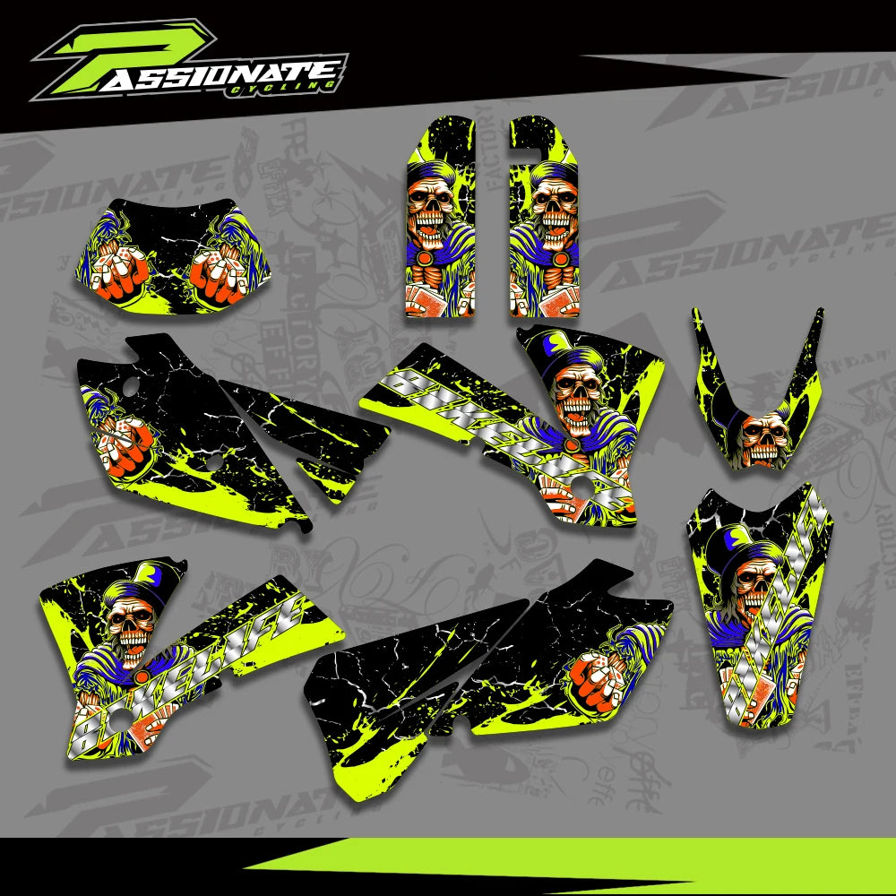 Kit Déco Graphique KTM 125-525 EXC 2004 (4 Designs)