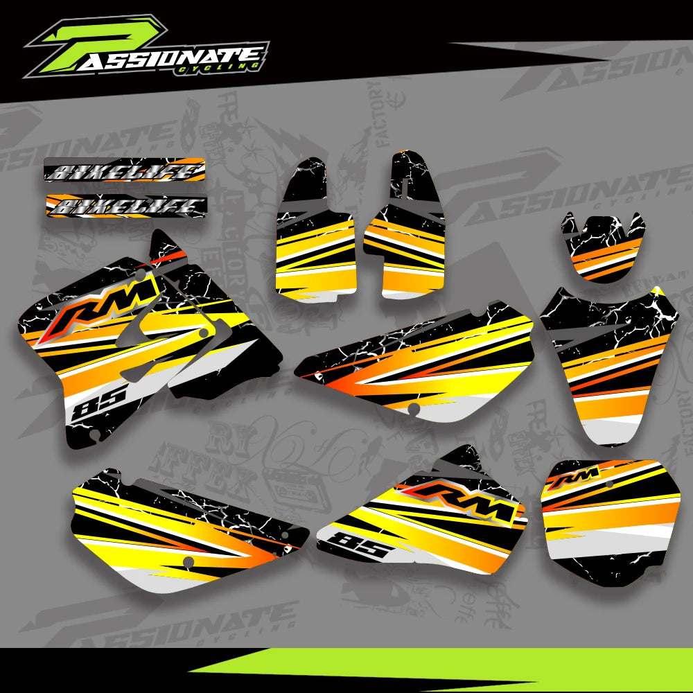 Kit Déco Graphique Suzuki DS80 DS85 (4 Designs)